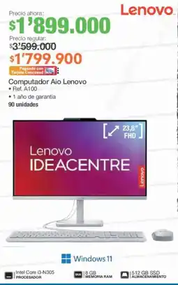 Jumbo Lenovo computador aio oferta