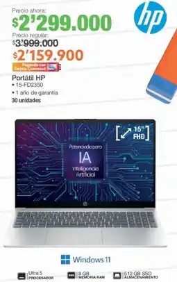 Jumbo HP Portátil 15-FD2350 oferta
