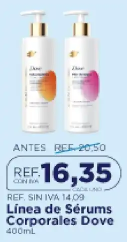 FarmaTodo Dove Linea de Sérum Corporales oferta