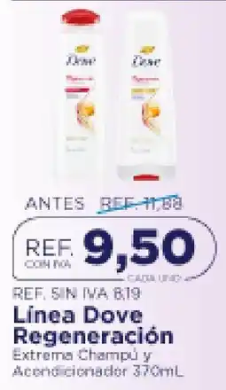 FarmaTodo Dove Línea Dove Regeneración oferta