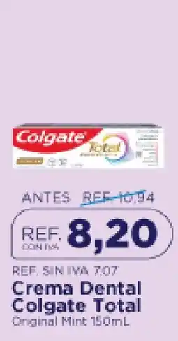 FarmaTodo Colgate Crema Dental Total Original Mint oferta