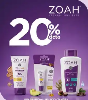 FarmaTodo Zoah natural skin care oferta