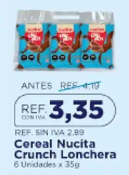 FarmaTodo Cereal Nucita Crunch Lonchera oferta