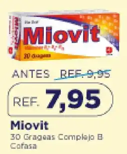 FarmaTodo Miovit 30 Grageas Complejo B oferta