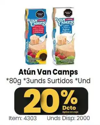 MercaTodo Atún Van Camps oferta