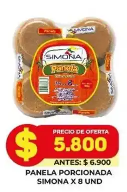 Simona Simona panela porcionada oferta