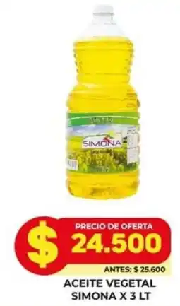 Simona Aceite vegetal simona oferta