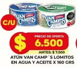 Simona Atún van camp's lomitos en agua y aceite oferta