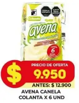 Simona Colanta avena canela oferta