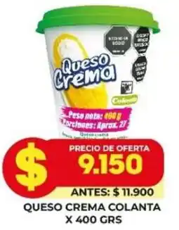 Simona Queso Crema Colanta oferta
