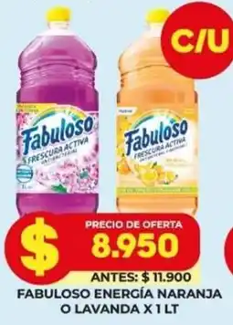 Simona Fabuloso energía naranja o lavanda oferta