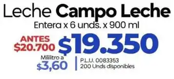 Supermercados Surtiplaza Leche Campo Leche oferta