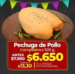 Supermercados Surtiplaza Pechuga de Pollo Campesina oferta