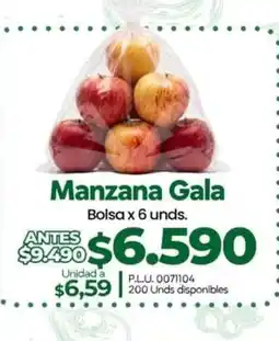 Supermercados Surtiplaza Manzana Gala oferta