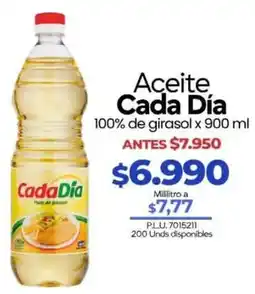 Supermercados Surtiplaza Aceite Cada Día oferta