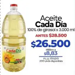 Supermercados Surtiplaza Cada Dia Aceite Cada Dia oferta