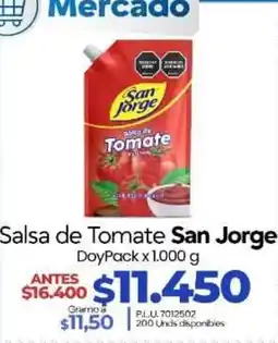 Supermercados Surtiplaza Salsa de Tomate San Jorge oferta