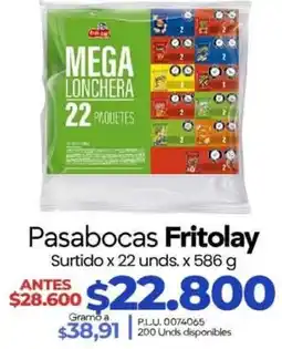 Supermercados Surtiplaza Fritolay Pasabocas Surtido oferta