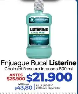 Supermercados Surtiplaza Listerine enjuague bucal cool mint oferta