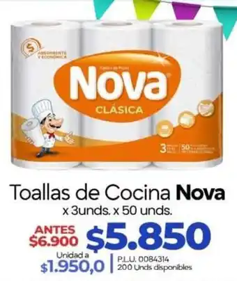 Supermercados Surtiplaza Nova Toallas de Cocina oferta