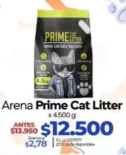 Supermercados Surtiplaza Prime Cat Litter oferta