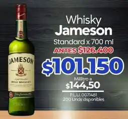 Supermercados Surtiplaza Whisky Jameson oferta