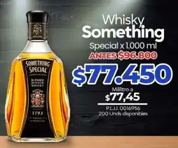 Supermercados Surtiplaza Something Special Blended Scotch Whisky oferta