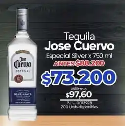 Supermercados Surtiplaza Tequila Jose Cuervo Especial Silver oferta