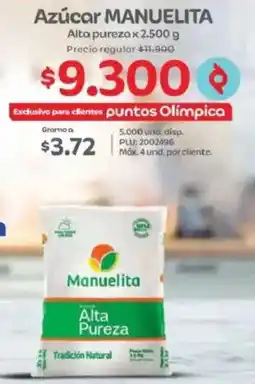Olímpica Manuelita Azúcar Alta Pureza oferta