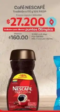 Olímpica Nescafe tradicion oferta