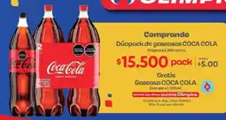 Olímpica Coca Cola Dúopack de gaseosas oferta