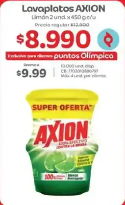 Olímpica Axion lavaplatos limón oferta