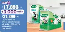 Jumbo Proleche Leche entera o deslactosada oferta