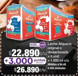 Jumbo Alqueria leche original o deslactosada oferta