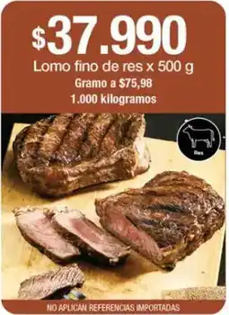 Jumbo Lomo fino de res oferta