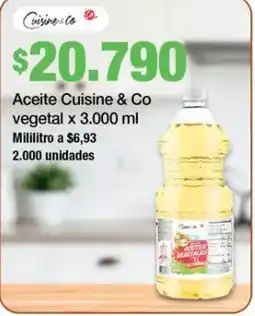 Jumbo Cuisine & Co aceite vegetal oferta