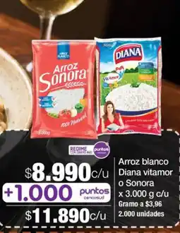 Jumbo Diana arroz blanco vitamor o sonora oferta