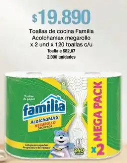 Jumbo Familia toallas de cocina acolchamax megarollo oferta