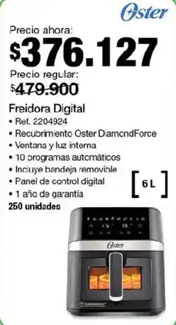 Jumbo Oster freidora digital oferta