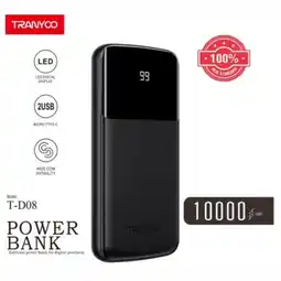 Falabella Power Bank Batería Portátil 10000mAh Doble Puerto USB Td-08 oferta