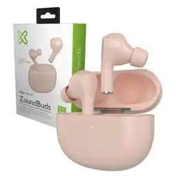 Falabella Audífonos Airpods Bluetooth Zoundbuds Tws 21h Voz Palo de Rosa oferta