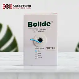Falabella Cable UTP Bld-cat5e-cmx Azul 100 Bolide oferta