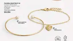 Cyzone Dorado - pulsera heartbeat x2 oferta