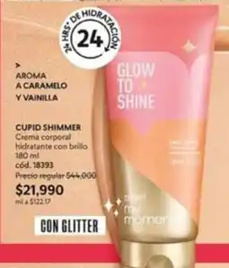 Cyzone Aroma - cupid shimmer crema corporal hidratante con brillo 180 ml cód. 18393 oferta