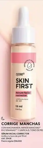 Cyzone Natura - skin first serum facial corrector oferta