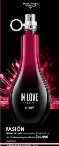 Cyzone Violeta - in love passion eau de parfum 50 ml / 1.6 fl.oz oferta