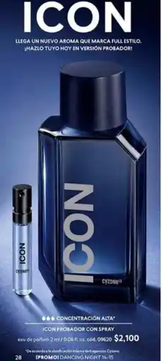 Cyzone Aroma - icon concentrador con spray oferta