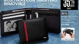 Cyzone Billeteras con tarjetero removible oferta