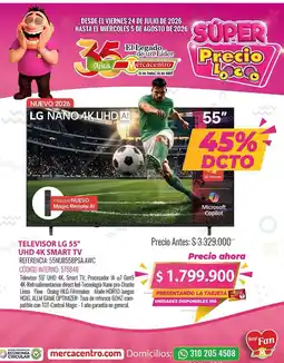 MercaCentro LG TELEVISOR 55" oferta