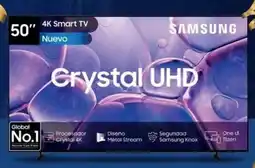 MegaTiendas Samsung 50" 4K Smart TV Crystal UHD oferta